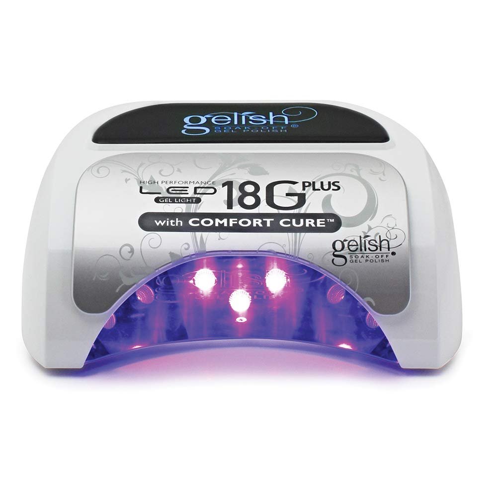 Gelish 18G Plus with Comfort Cure with 36 Watt LED, High Performance Gel Curing Lamp