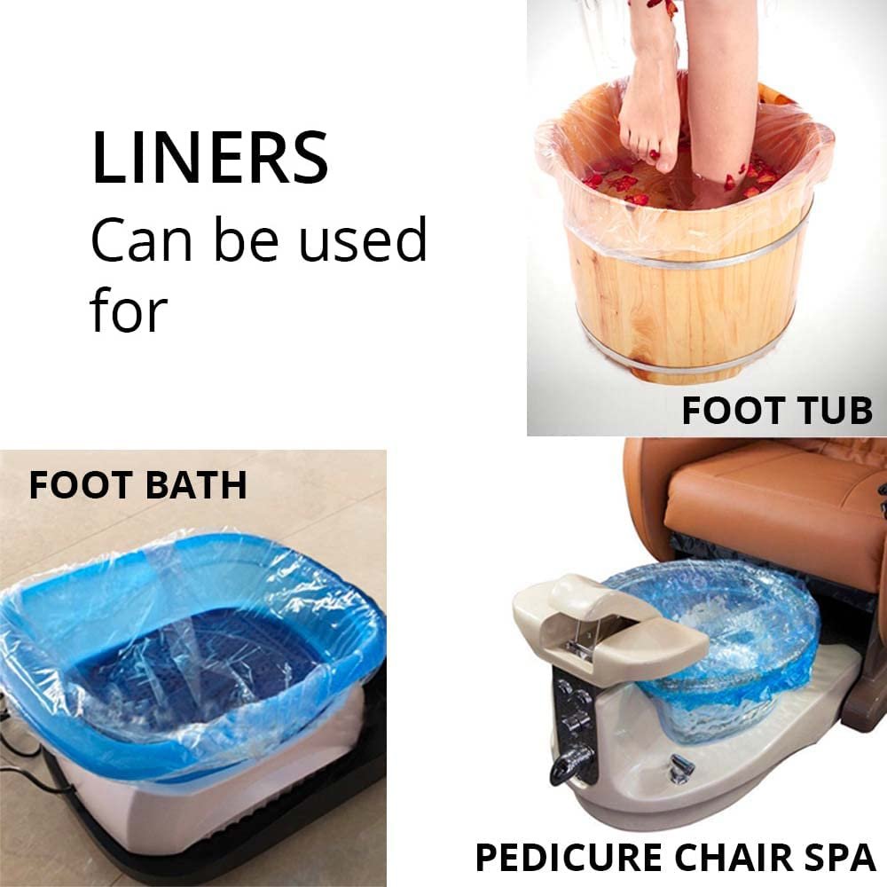 Karlash Ultra Premium Spa Disposable Blue Liners One Size Fits most Pedicure Spa