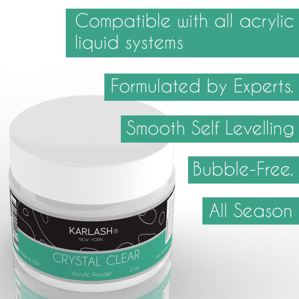 Karlash Professional Acrylic Powder Natural Pink 2 oz