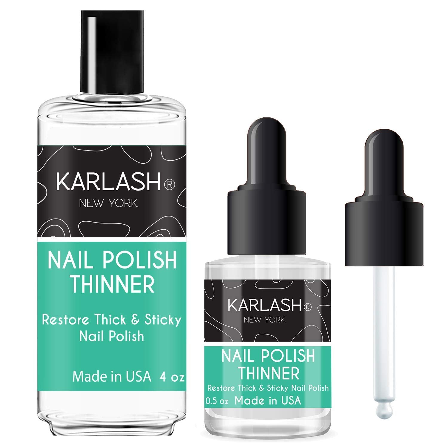 Karlash Professional Nail Polish Thinner - Restore thick and sticky nail polish