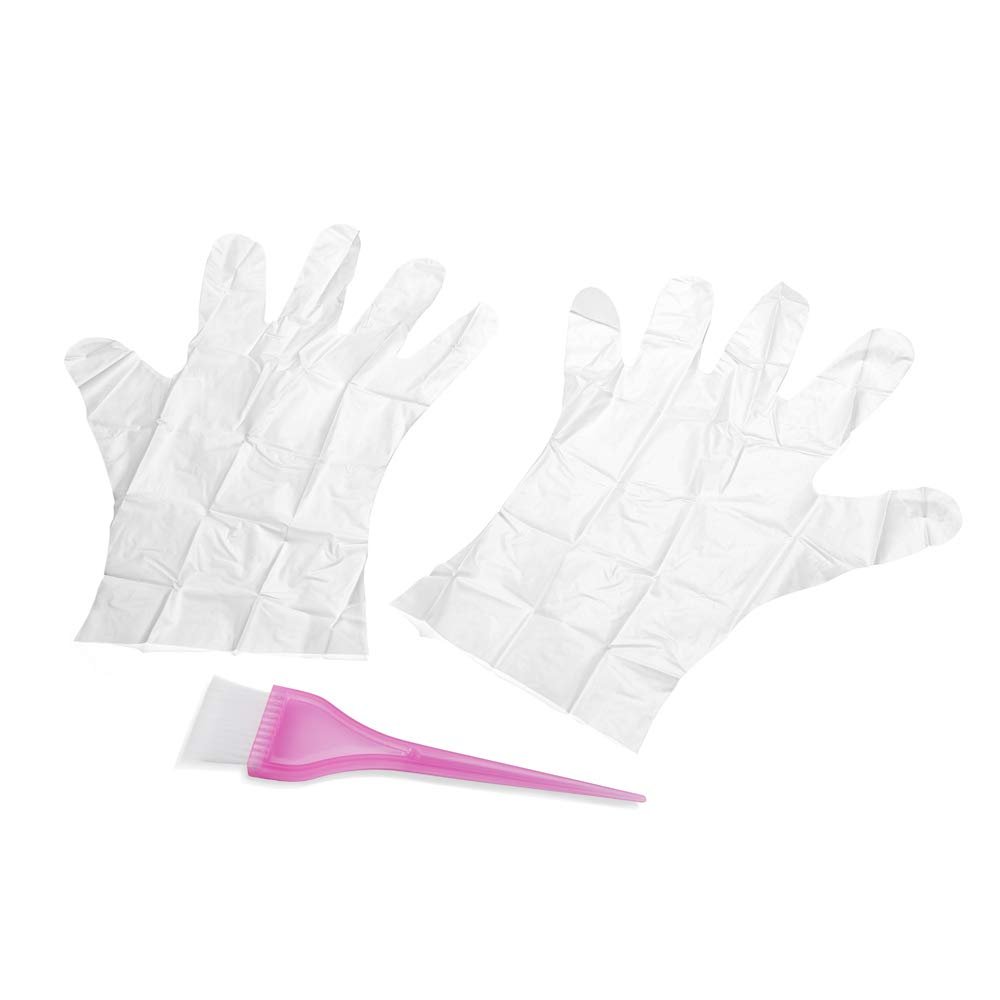 Punky Colour Tinting Brush and Glove Kit, For Hair Color - White