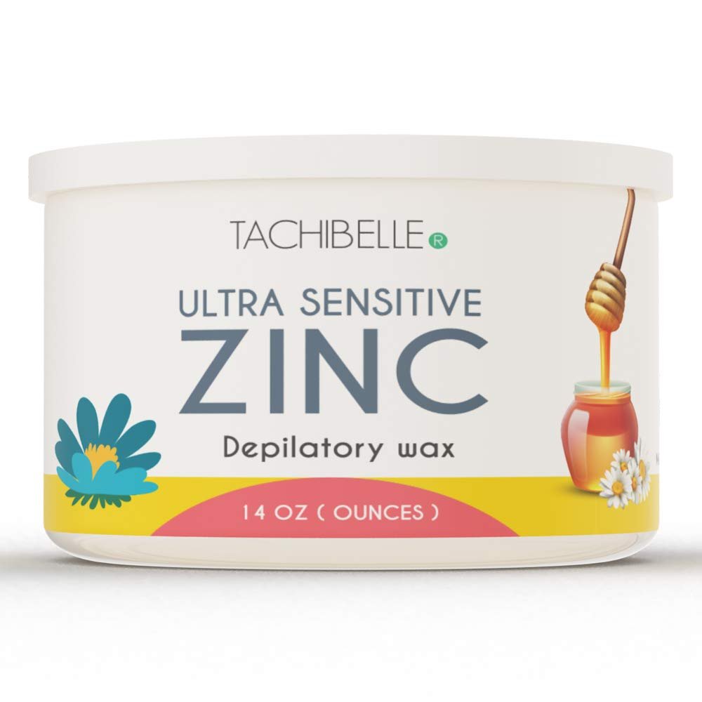 Tachibelle Depilatory Wax Hair Removal Zinc Wax 14 Oz