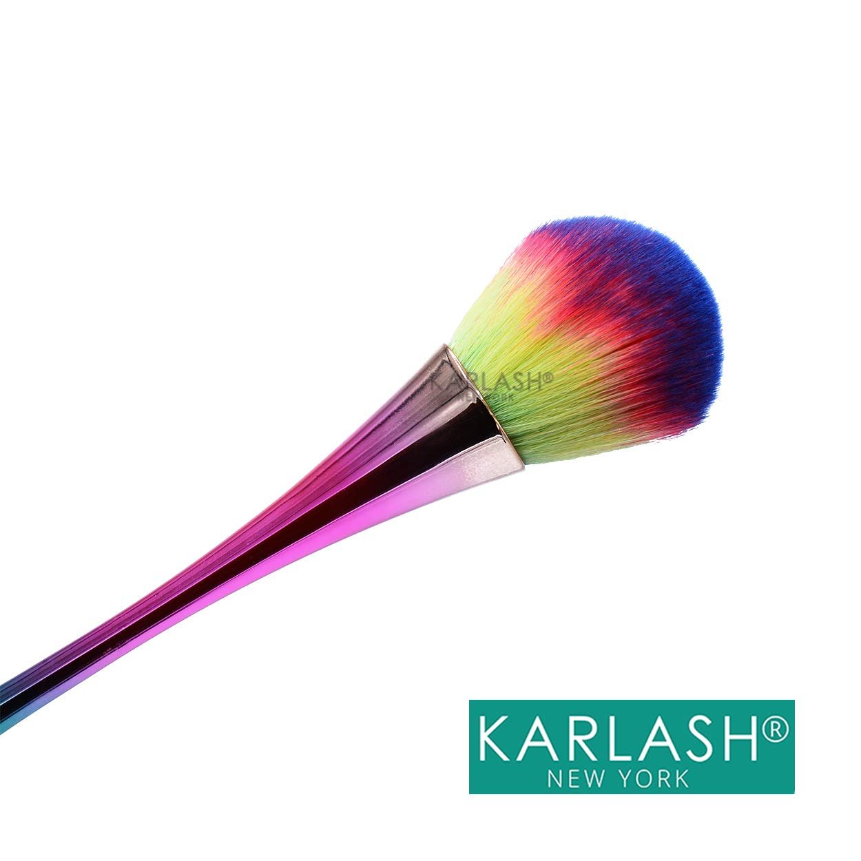 Karlash Nail Art Dust Remover Brush Acrylic & Gel Nails, Makeup Brush (Colorful)