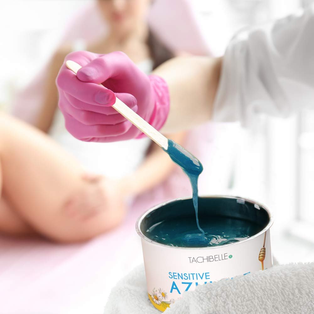 Tachibelle Depilatory Wax Hair Removal Sensitive Azulene Wax 14 Oz