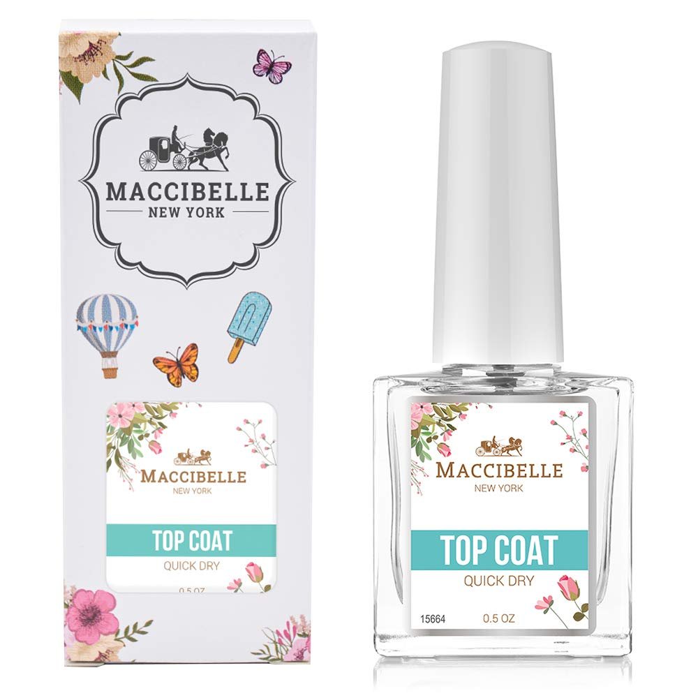 Maccibelle SUPER Quick Dry and High Shine Top Coat 0.5 oz
