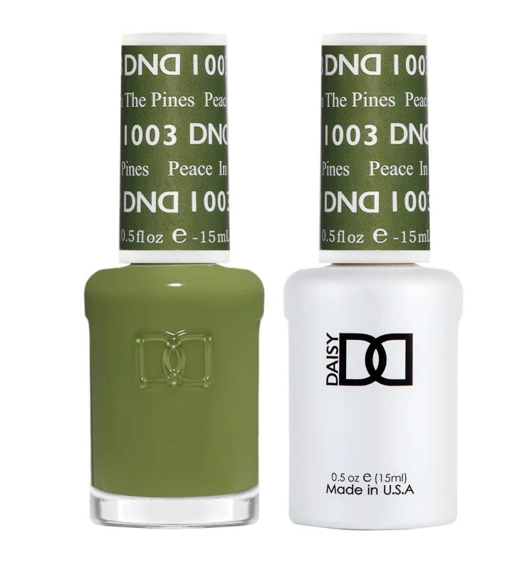 DND Matching Polish Set Gel & Lacquer 1003 Peace in the Pines
